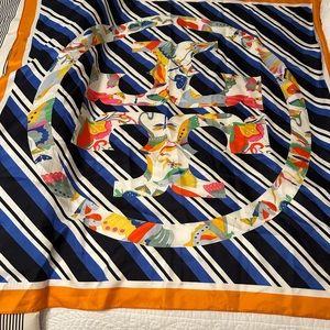 Tory Burch Silk Scarf. Mint condition.